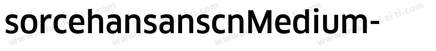 sorcehansanscnMedium字体转换
