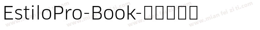 EstiloPro-Book字体转换
