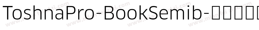 ToshnaPro-BookSemib字体转换