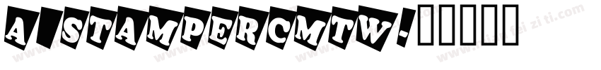 a_StamperCmTw字体转换