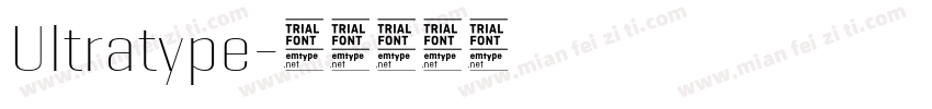 Ultratype字体转换