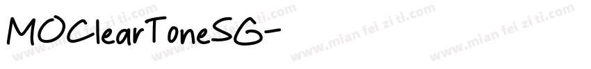 MOClearToneSG字体转换