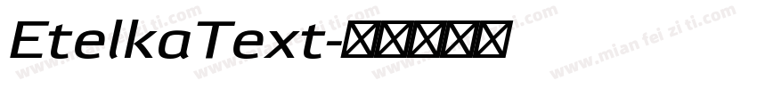 EtelkaText字体转换