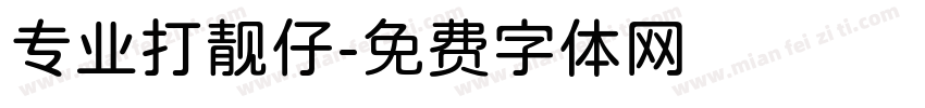 专业打靓仔字体转换