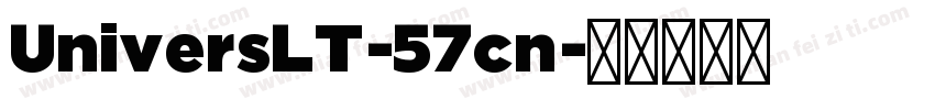 UniversLT-57cn字体转换