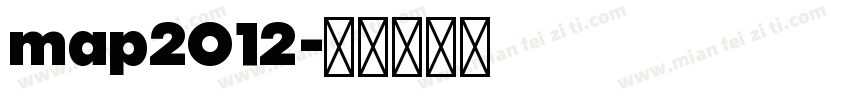 map2012字体转换