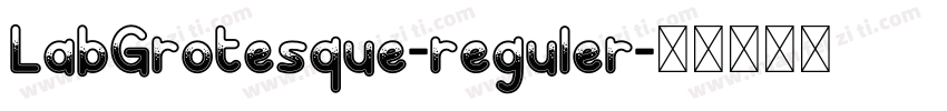 LabGrotesque-reguler字体转换