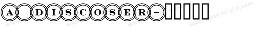 a_DiscoSer字体转换