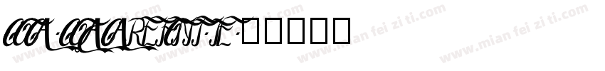 COCA-COLACAREFONT-TE字体转换