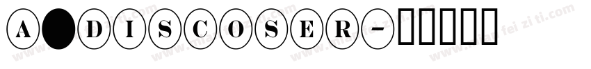 a_DiscoSer字体转换