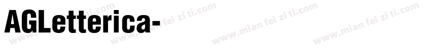 AGLetterica字体转换