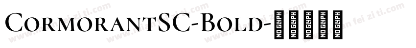 CormorantSC-Bold字体转换
