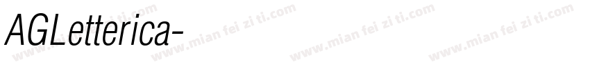 AGLetterica字体转换