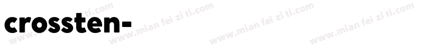 crossten字体转换
