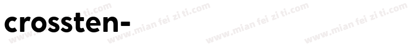 crossten字体转换
