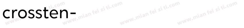 crossten字体转换