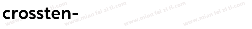 crossten字体转换
