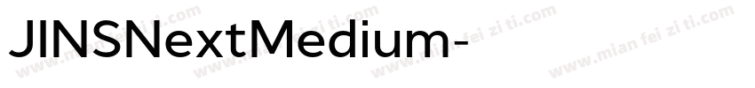 JINSNextMedium字体转换