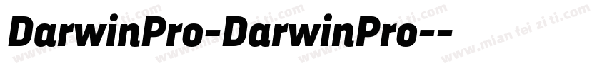 DarwinPro-DarwinPro-字体转换