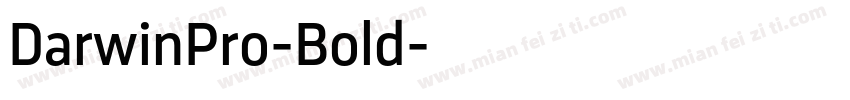 DarwinPro-Bold字体转换
