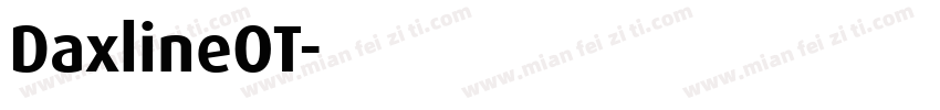 DaxlineOT字体转换