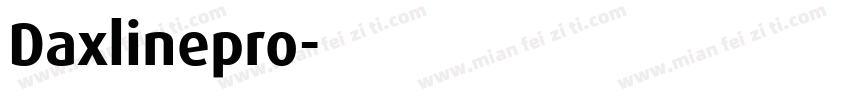 Daxlinepro字体转换
