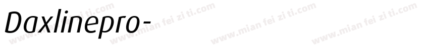 Daxlinepro字体转换