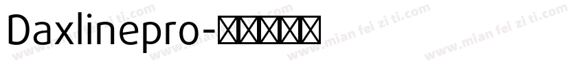 Daxlinepro字体转换
