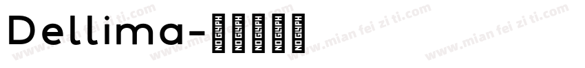 Dellima字体转换