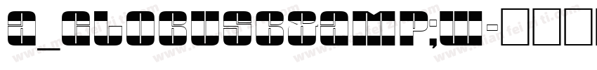 a_GlobusB&W字体转换