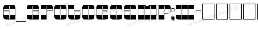 a_GrotoB&W字体转换