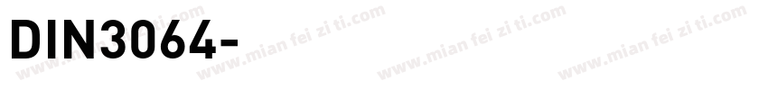 DIN3064字体转换