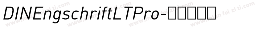 DINEngschriftLTPro字体转换