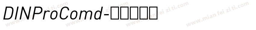 DINProComd字体转换