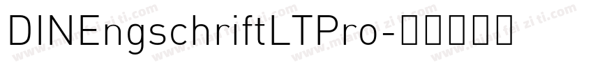 DINEngschriftLTPro字体转换