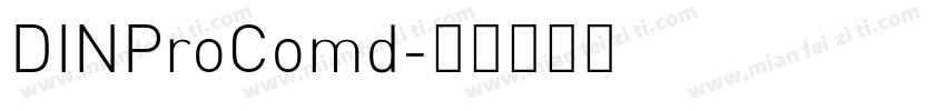DINProComd字体转换