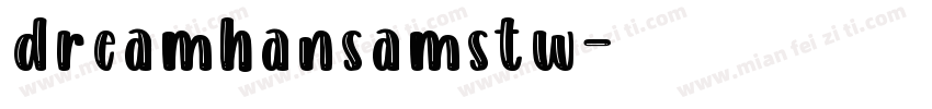 dreamhansamstw字体转换