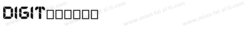 digit字体转换