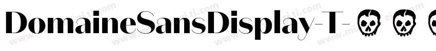 DomaineSansDisplay-T字体转换