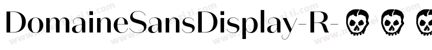 DomaineSansDisplay-R字体转换