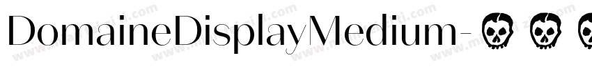DomaineDisplayMedium字体转换