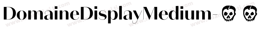 DomaineDisplayMedium字体转换