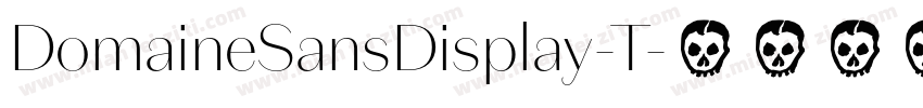 DomaineSansDisplay-T字体转换