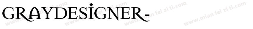 graydesigner字体转换