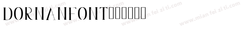 DornanFont字体转换