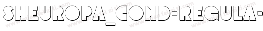 ShEuropa_Cond-Regula字体转换