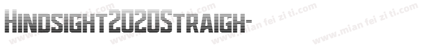 Hindsight2020Straigh字体转换