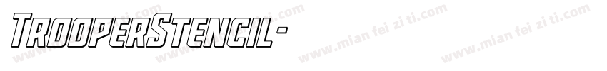 TrooperStencil字体转换