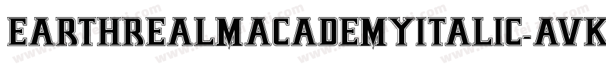 EarthrealmAcademyItalic-avKJ字体转换