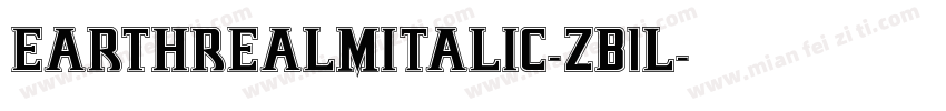 EarthrealmItalic-ZB1l字体转换
